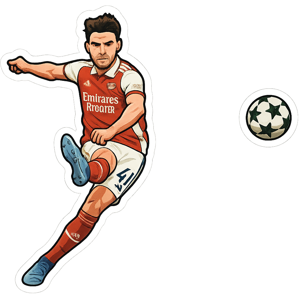 Arsenal Player Sticker